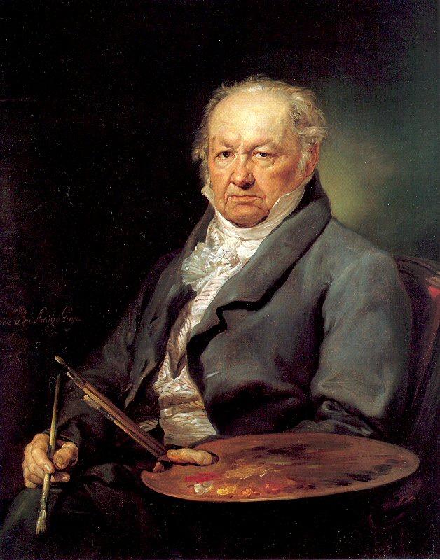 Portana, Vicente Lopez The Painter Francisco de Goya Sweden oil painting art